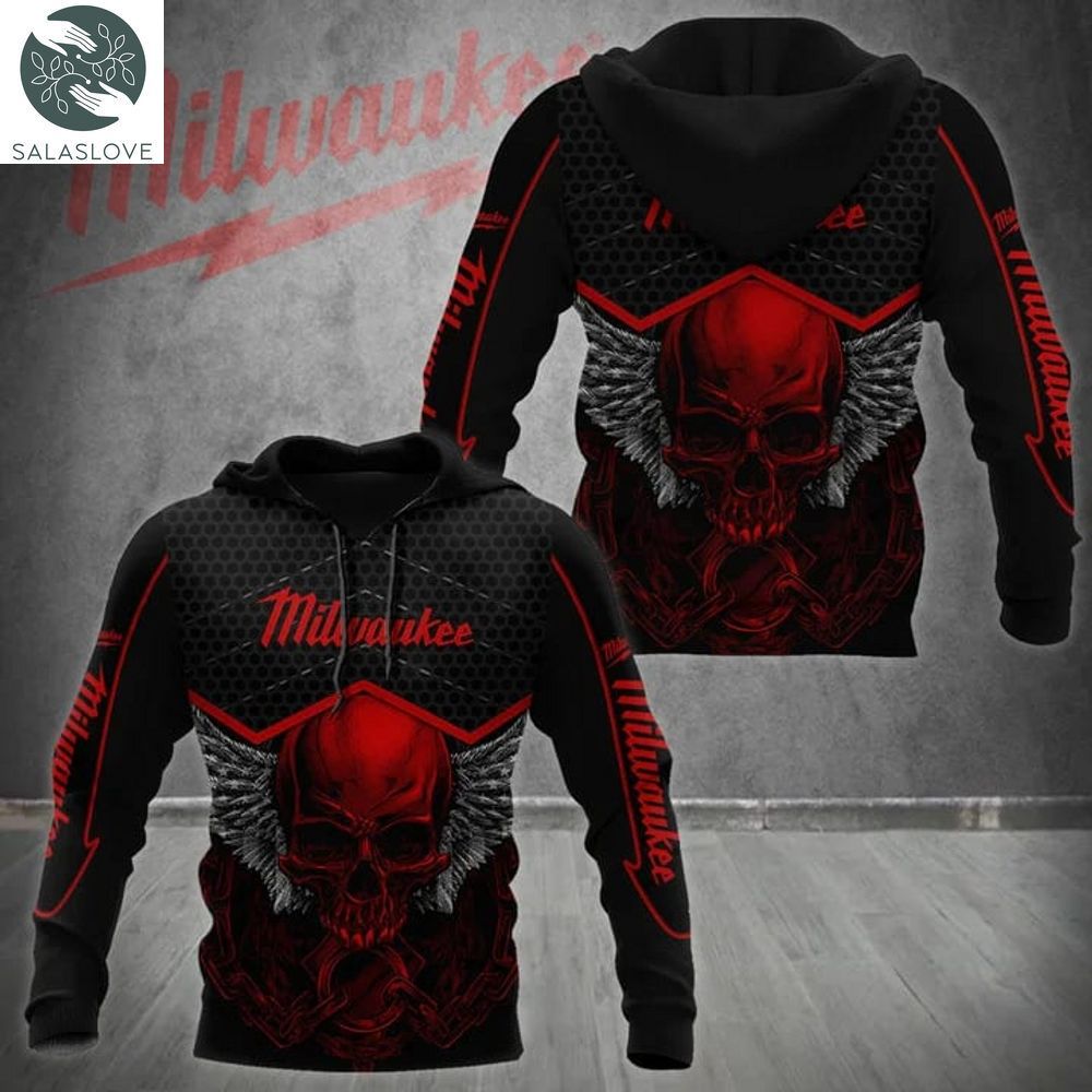 Milwaukee Tools Skull 3D Hoodie TY10912