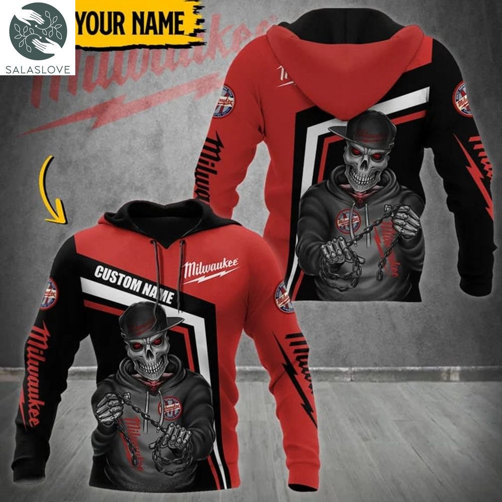 Personalized Milwaukee Tools Skull 3D Hoodie TY10908