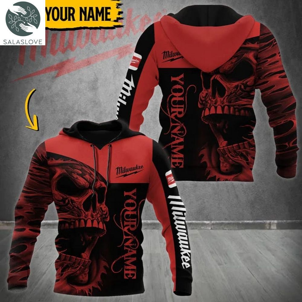 Personalized Milwaukee Tools Skull 3D Hoodie TY10913