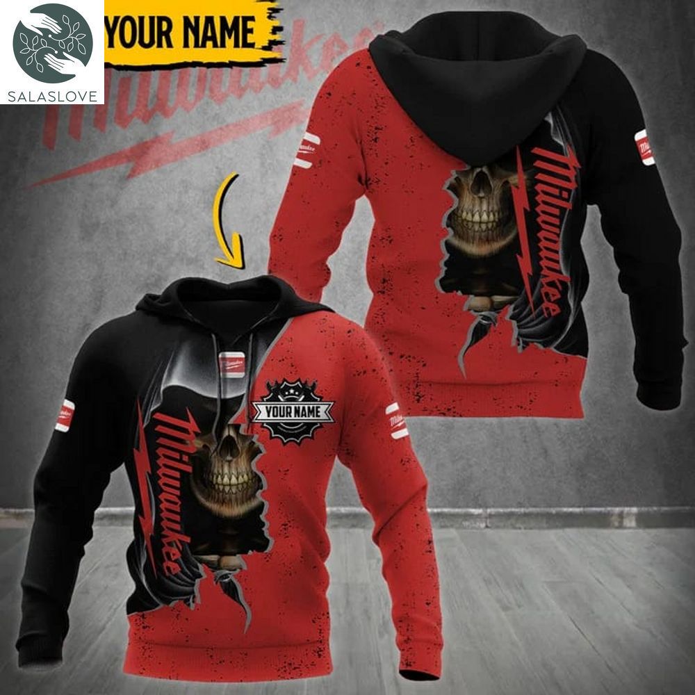 Personalized Milwaukee Tools Skull 3D Hoodie TY10915