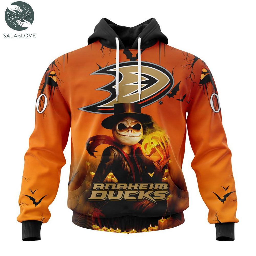 NHL Anaheim Ducks Special Halloween Concepts Personalized Hoodie