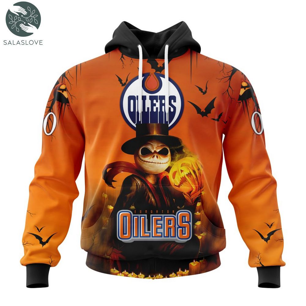 NHL Edmonton Oilers Special Halloween Concepts Personalized Hoodie