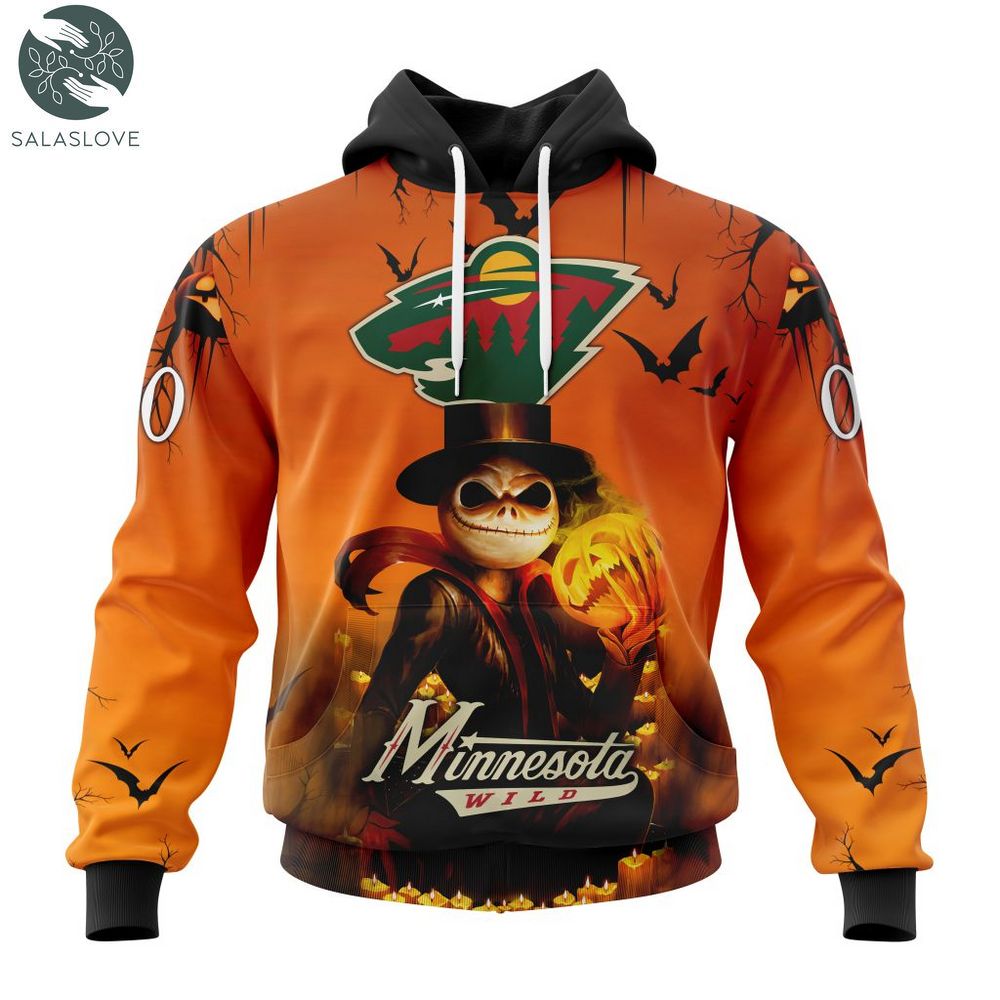 NHL Minnesota Wild Special Halloween Concepts Personalized Hoodie