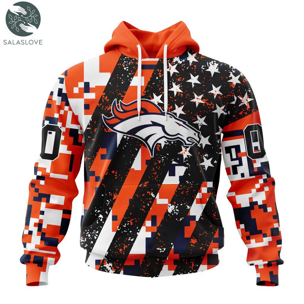 denver broncos veterans day hoodie