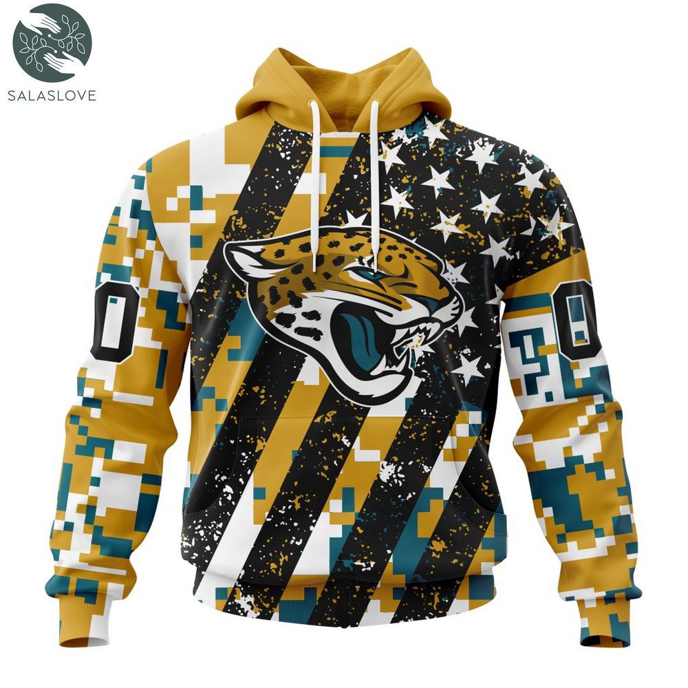 NFL Jacksonville Jaguars Special Camo Design For Veterans Day Hoodie