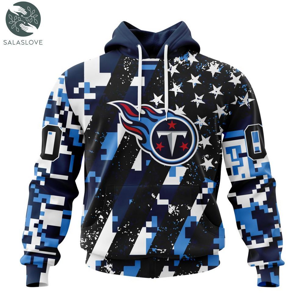 NFL Tennessee Titans Special Camo Design For Veterans Day Hoodie