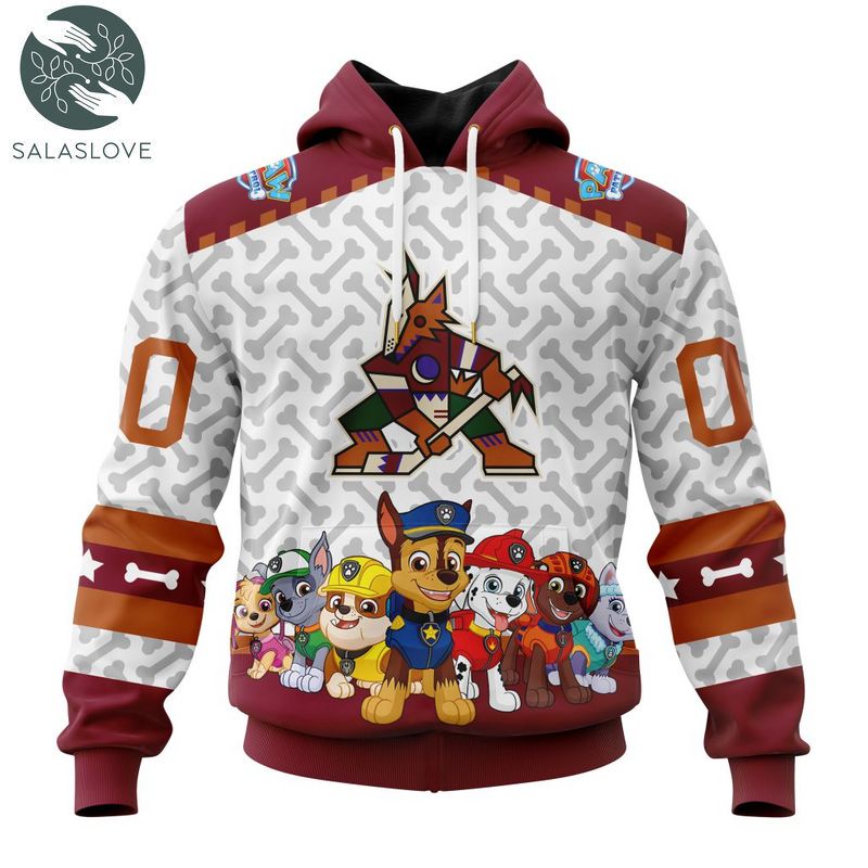 NHL Arizona Coyotes Special PawPatrol Hoodie