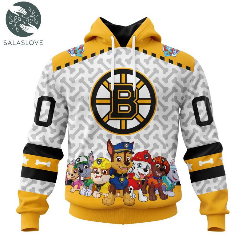 NHL Boston Bruins Special PawPatrol Hoodie
