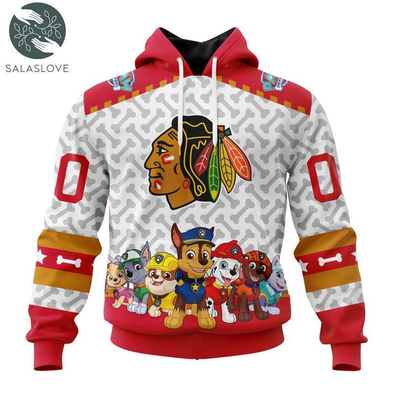 NHL Chicago Blackhawks Special PawPatrol Hoodie