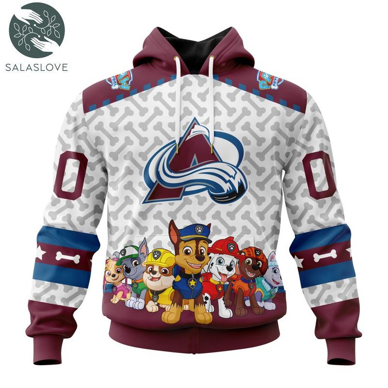 NHL Colorado Avalanche Special PawPatrol Hoodie 