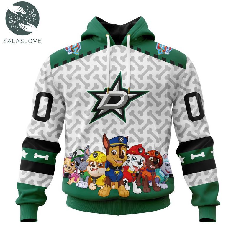 NHL Dallas Stars Special PawPatrol Hoodie
