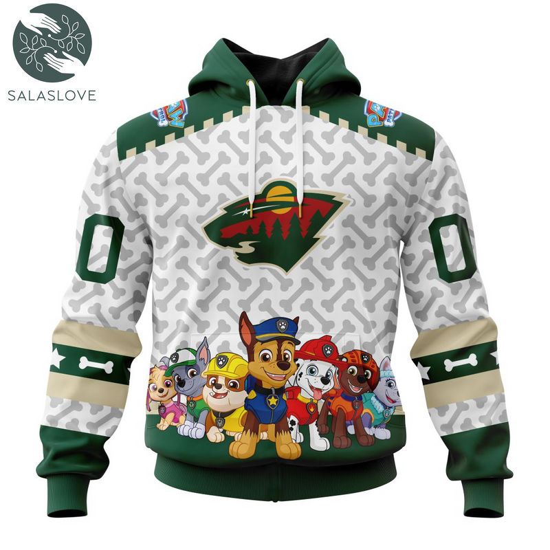 NHL Minnesota Wild Special PawPatrol Hoodie