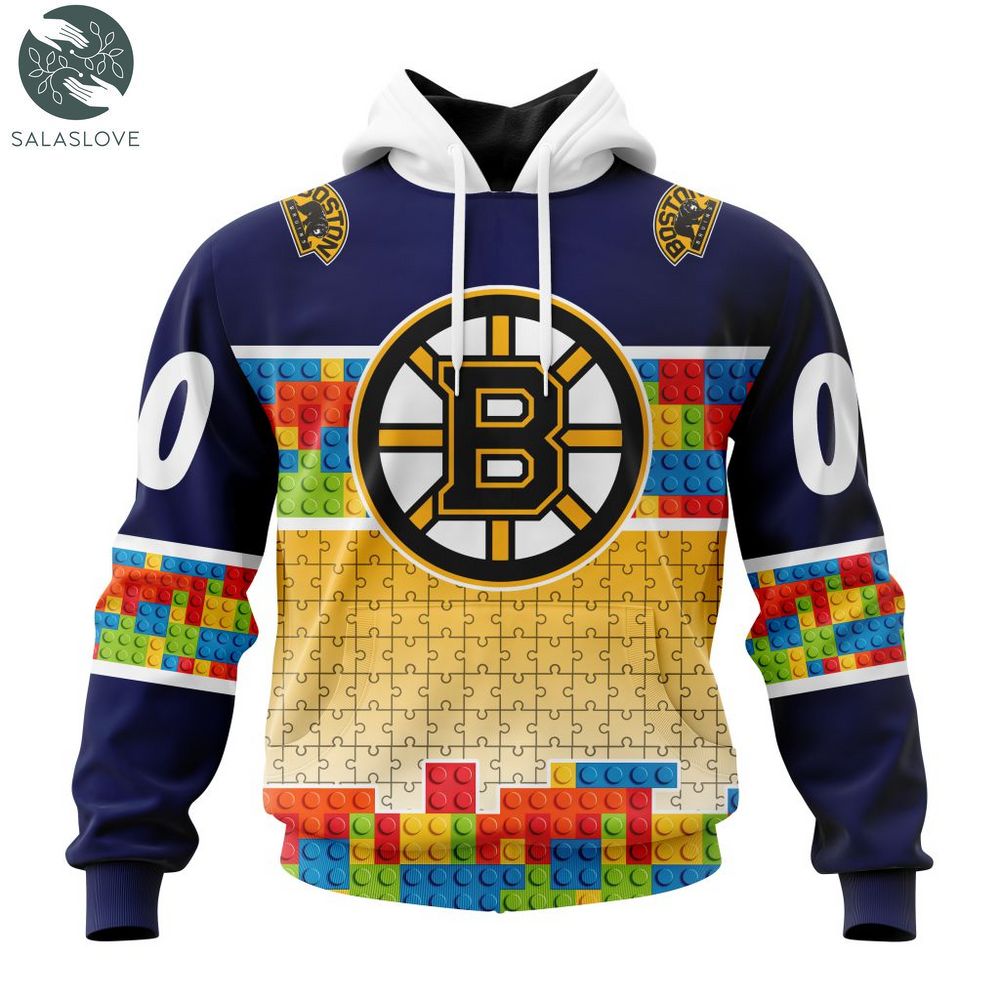 NHL Boston Bruins Special Autism Awareness Design Hoodie