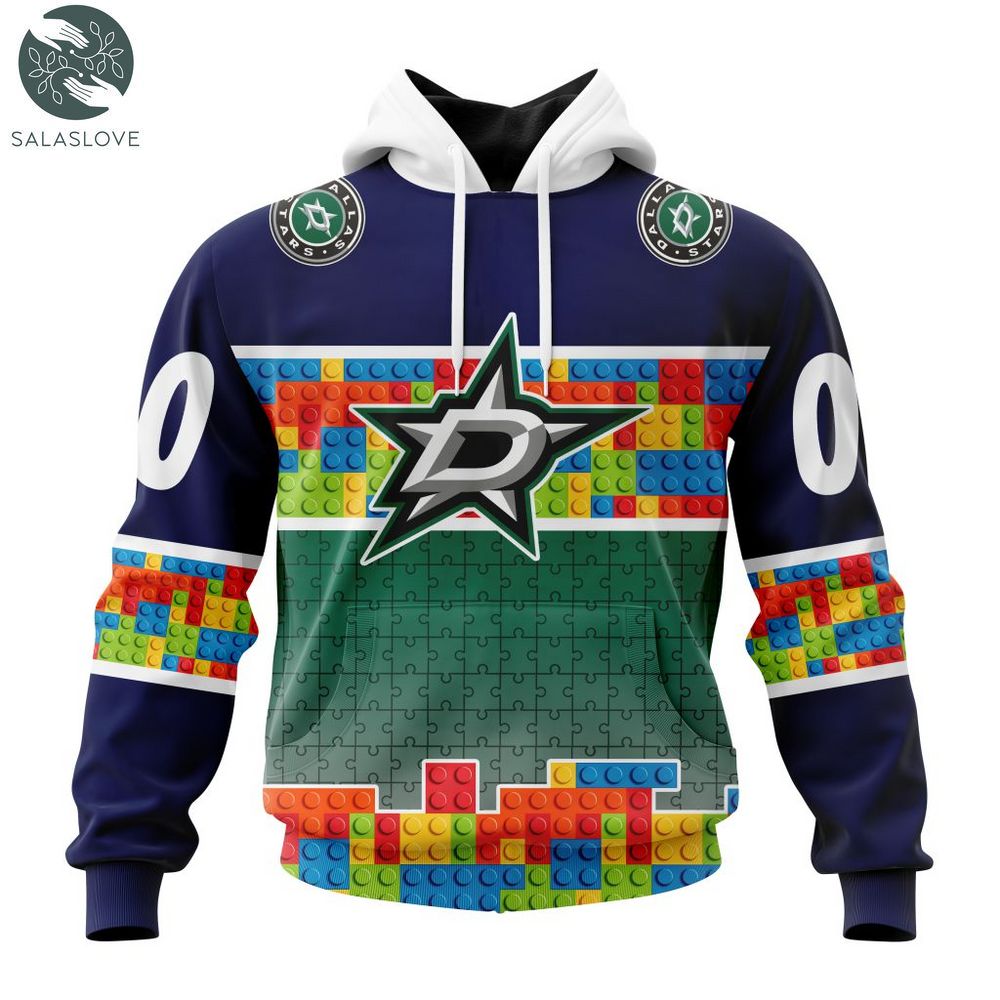 NHL Dallas Stars Special Autism Awareness Design Hoodie