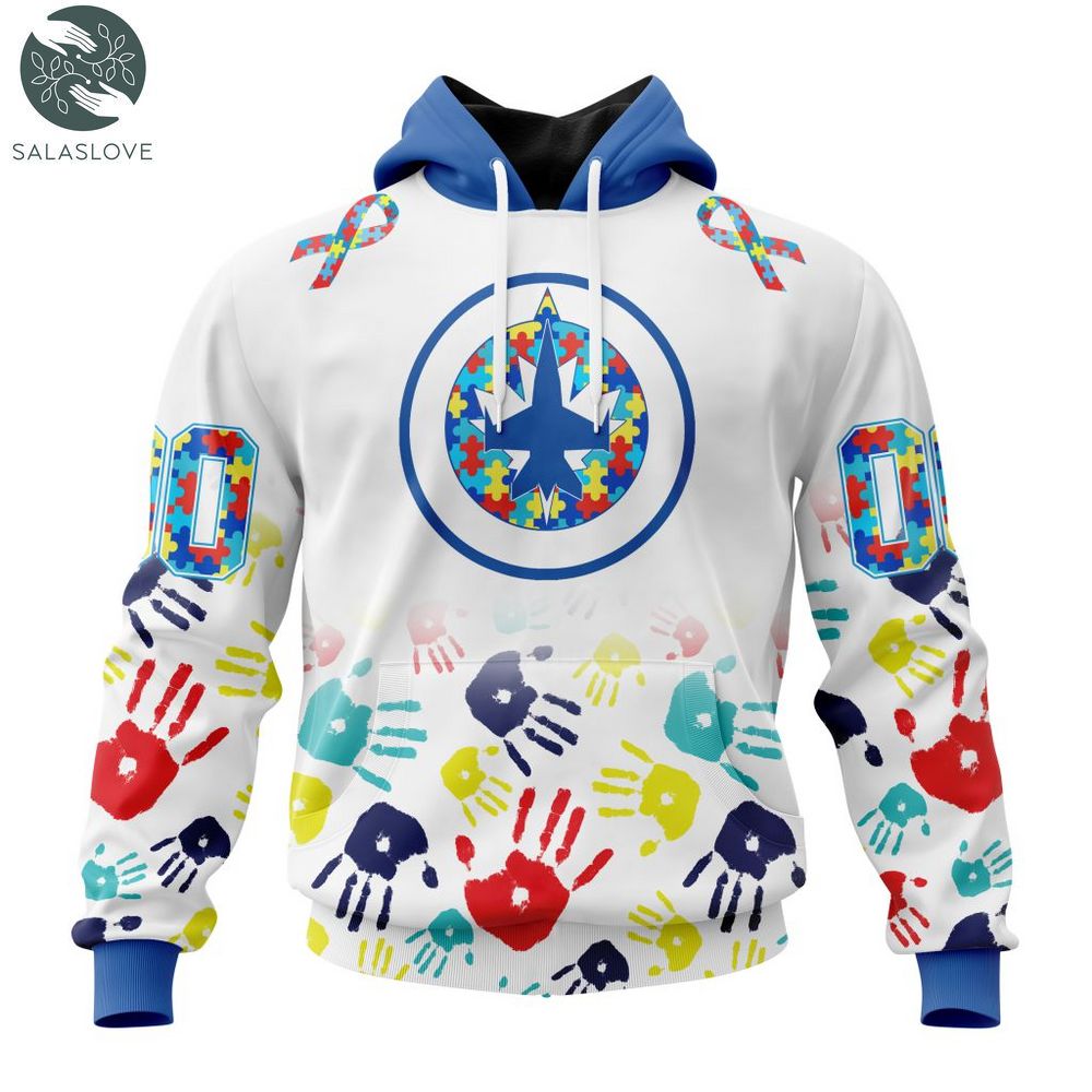 NHL Winnipeg Jets Special Autism Awareness Design Hoodie