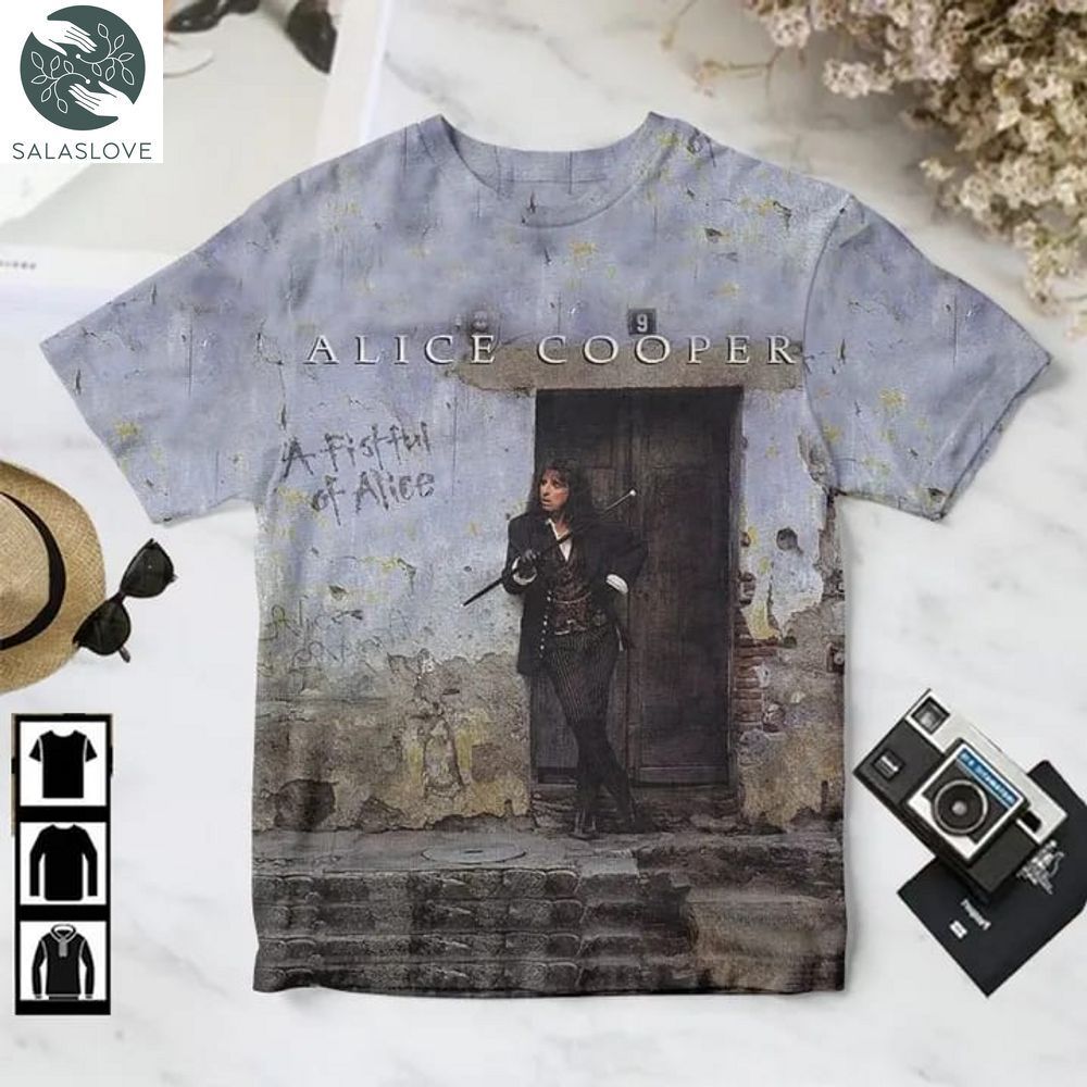 Alice Cooper All Over Print 3D T-shirt 