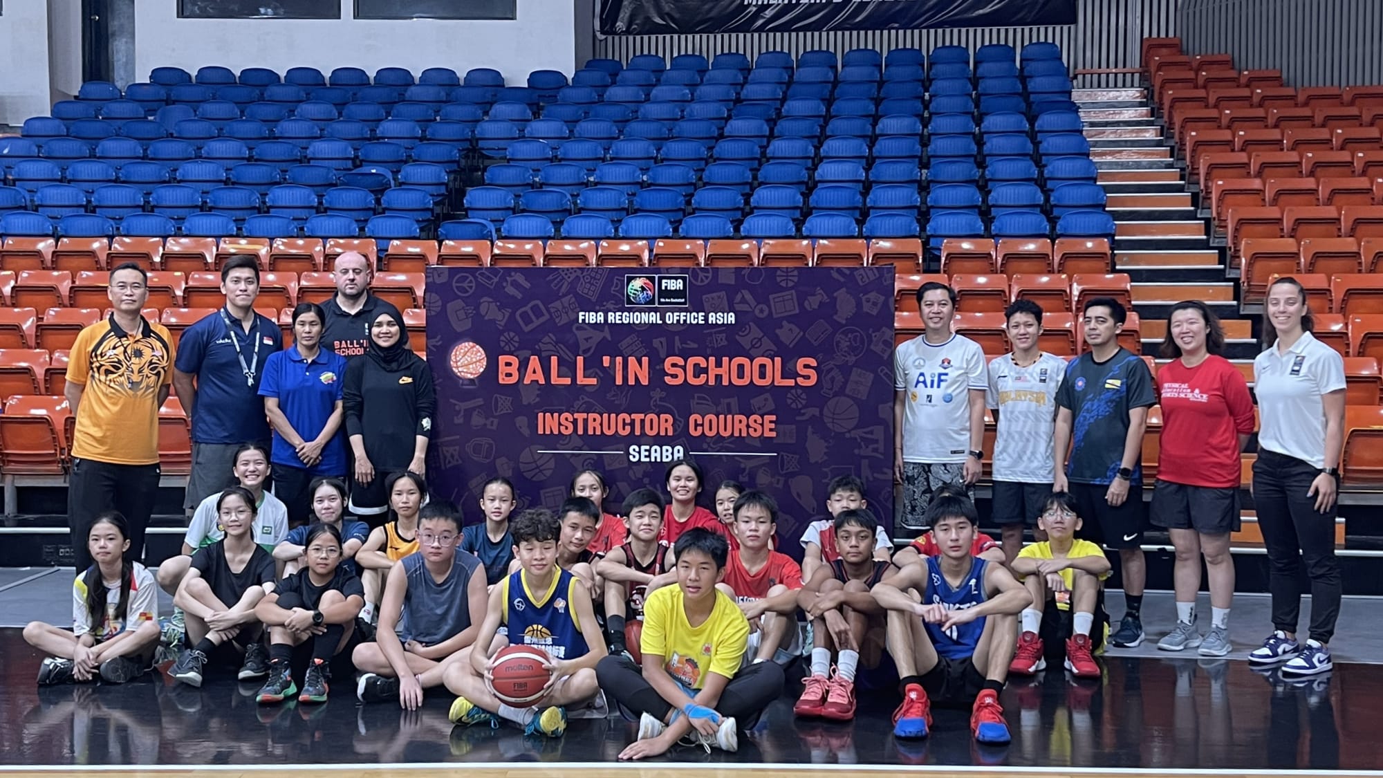 Ball'In Schools Instructor Course held in Kuala Lumpur FIBA.basketball