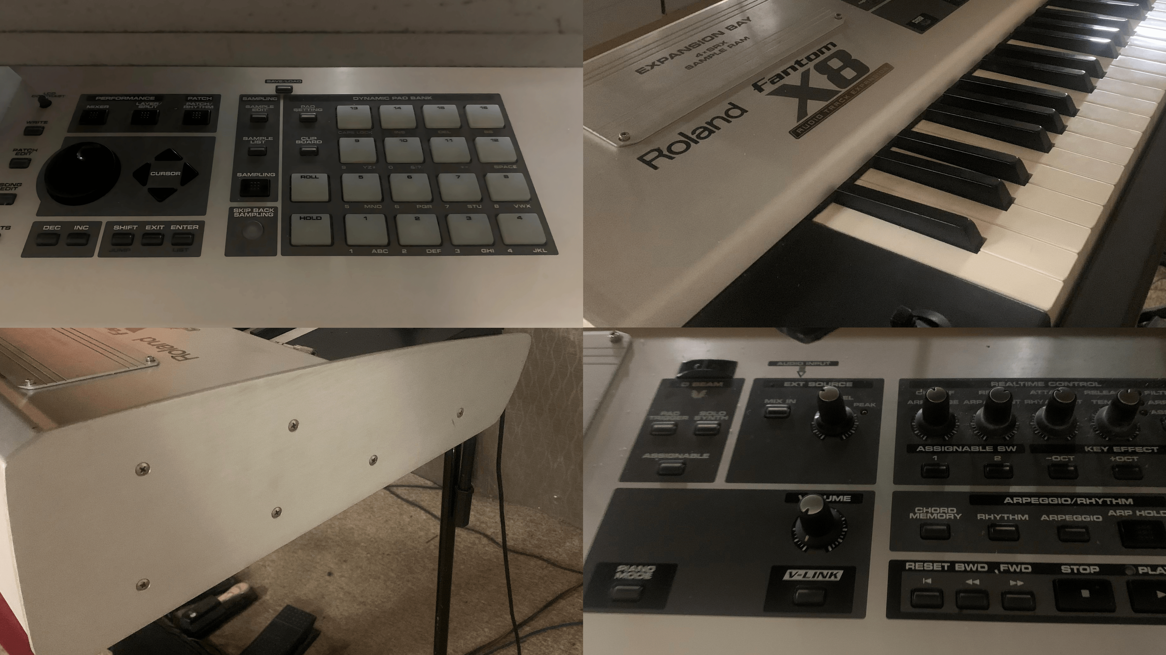 Roland Fantom X8-sintetizador Profissional (teclas Pesadas)