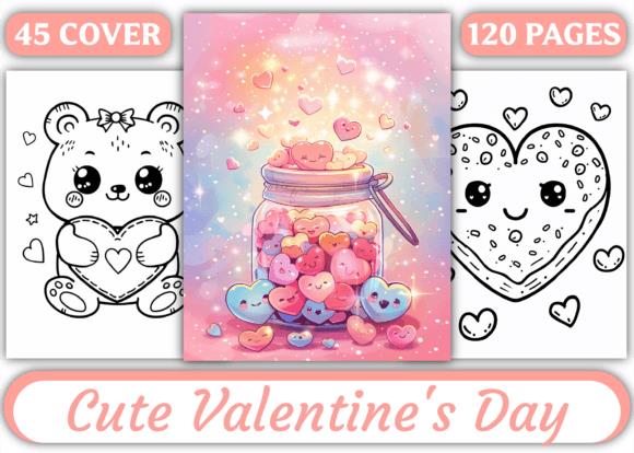 Valentine's Day Coloring Book Cover