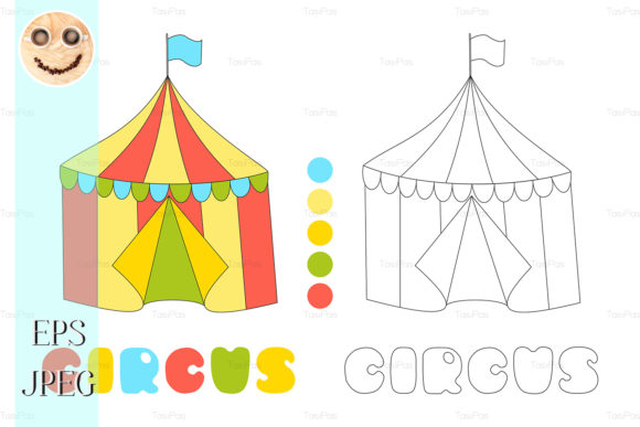 Circus in Color: Coloring Pages with Clowns and Acrobats