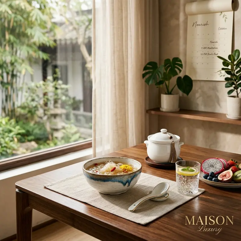 Chưng cách thủy là phương pháp tối ưu để giữ trọn vẹn dưỡng chất quý giá trong sợi yến đảo.