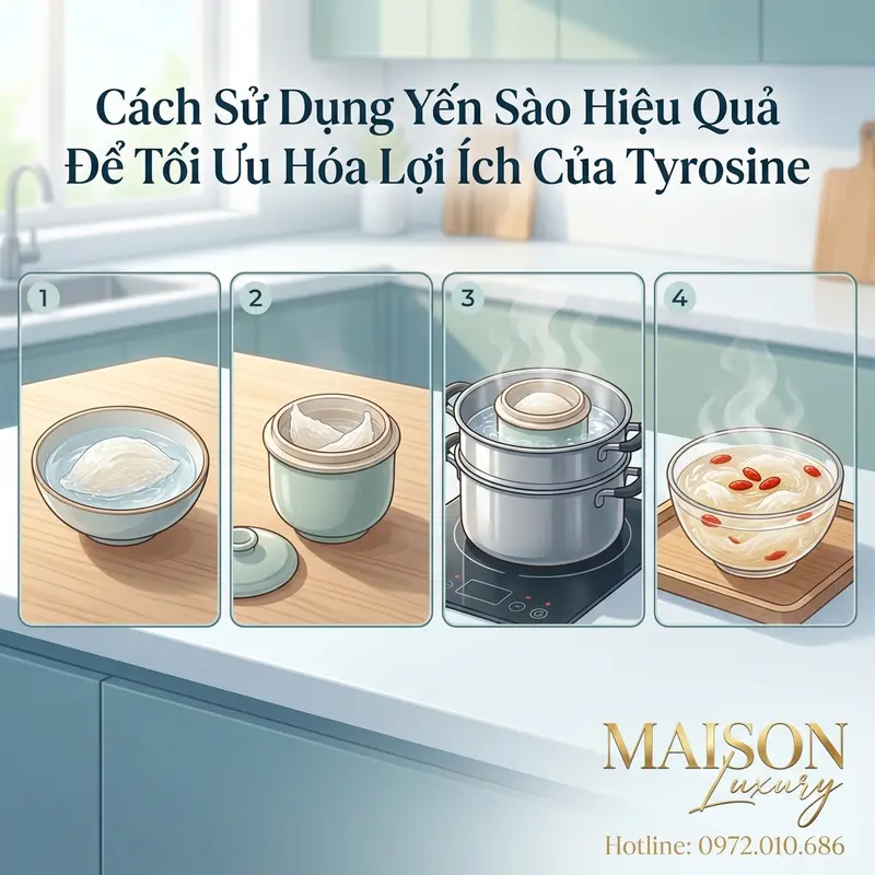 Hướng dẫn chưng yến cách thủy đơn giản – phương pháp tối ưu để giữ nguyên dưỡng chất quý giá.