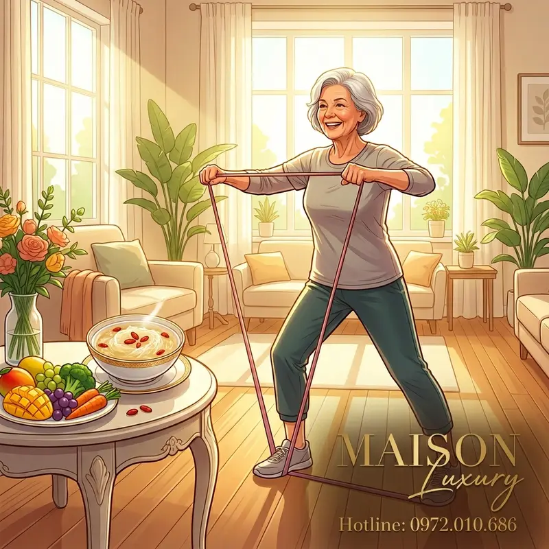 Sự kết hợp giữa bổ sung yến sào, tập luyện nhẹ nhàng và dinh dưỡng cân bằng là công thức vàng.