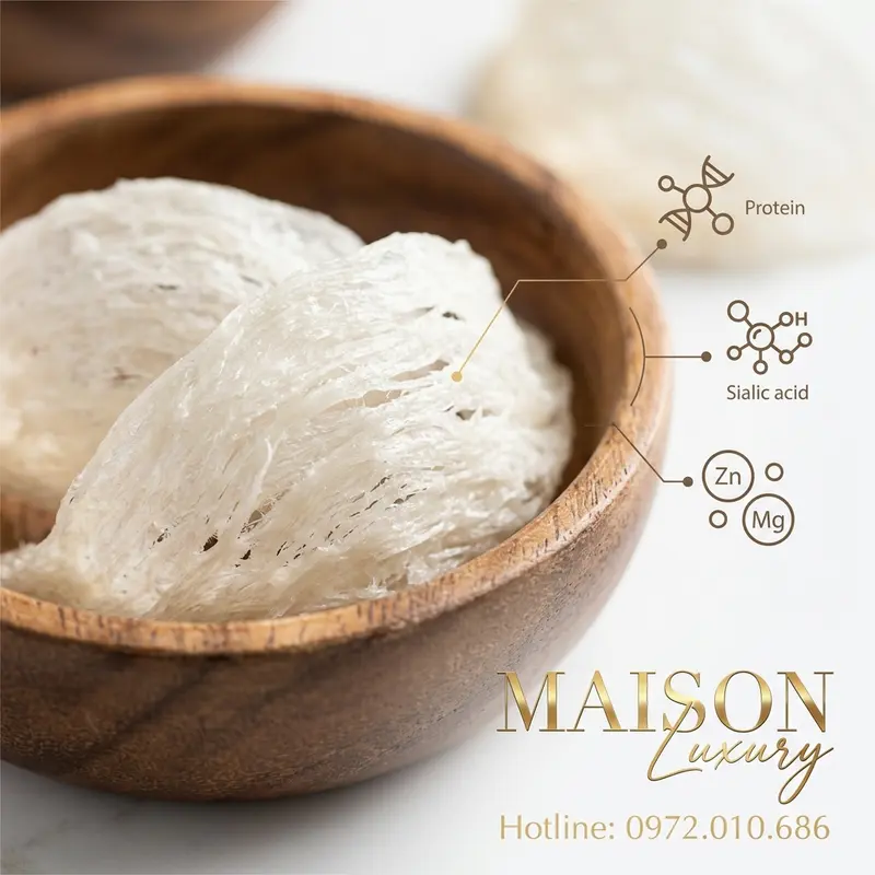 Yến sào chứa nhiều dưỡng chất quý cho sức khỏe tổng thể.