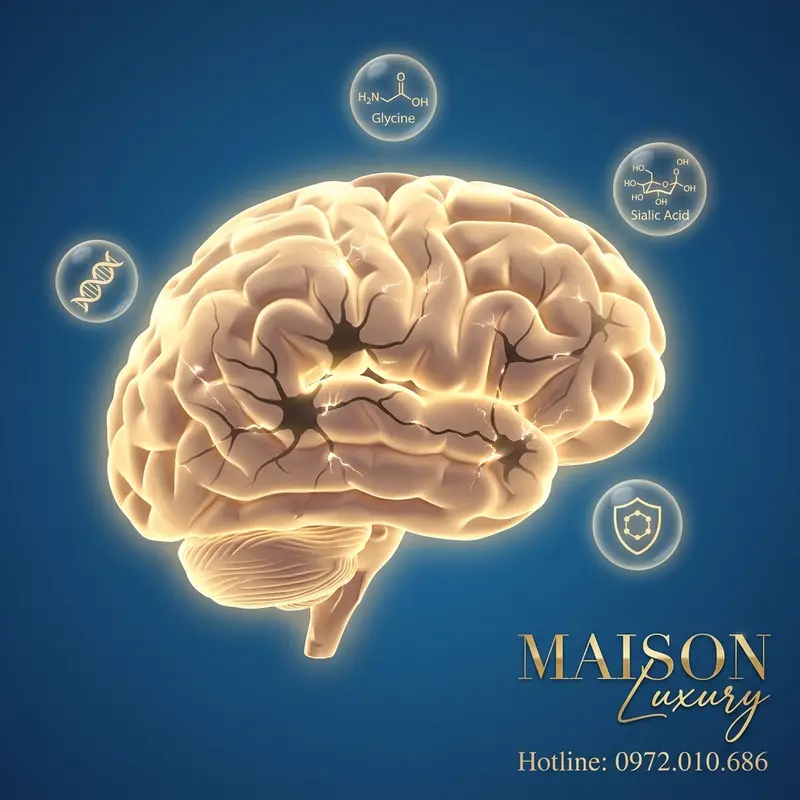 Các dưỡng chất từ yến sào hỗ trợ hoạt động và bảo vệ tế bào thần kinh.