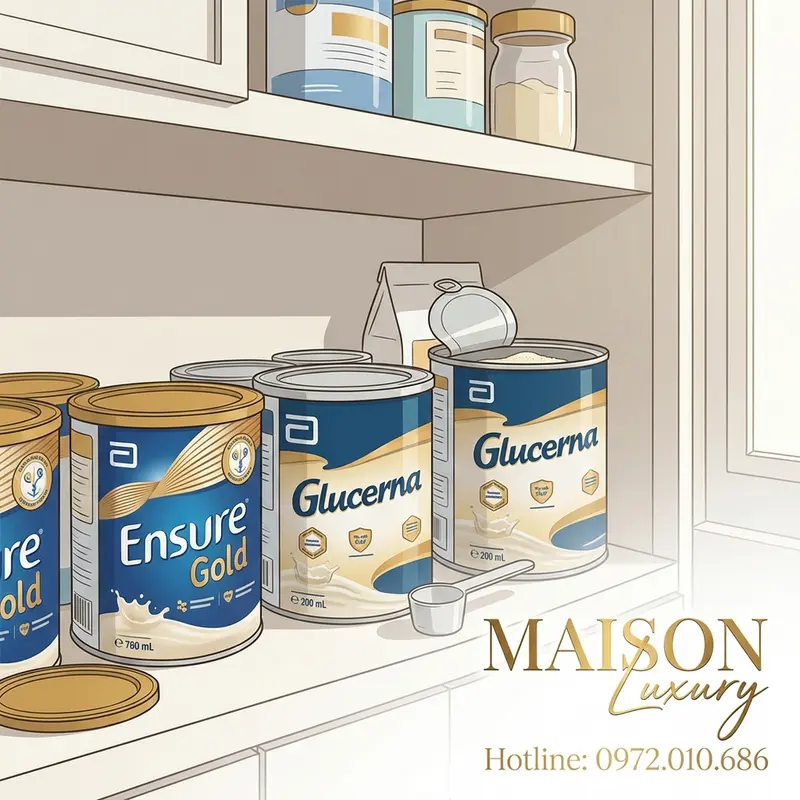 Các loại sữa công thức phù hợp cho người cao tuổi.