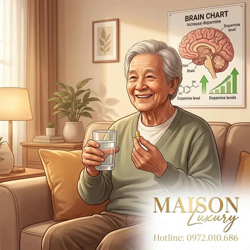 Bổ sung Phenylalanine đúng cách giúp người cao tuổi cải thiện tâm trạng rõ rệt.