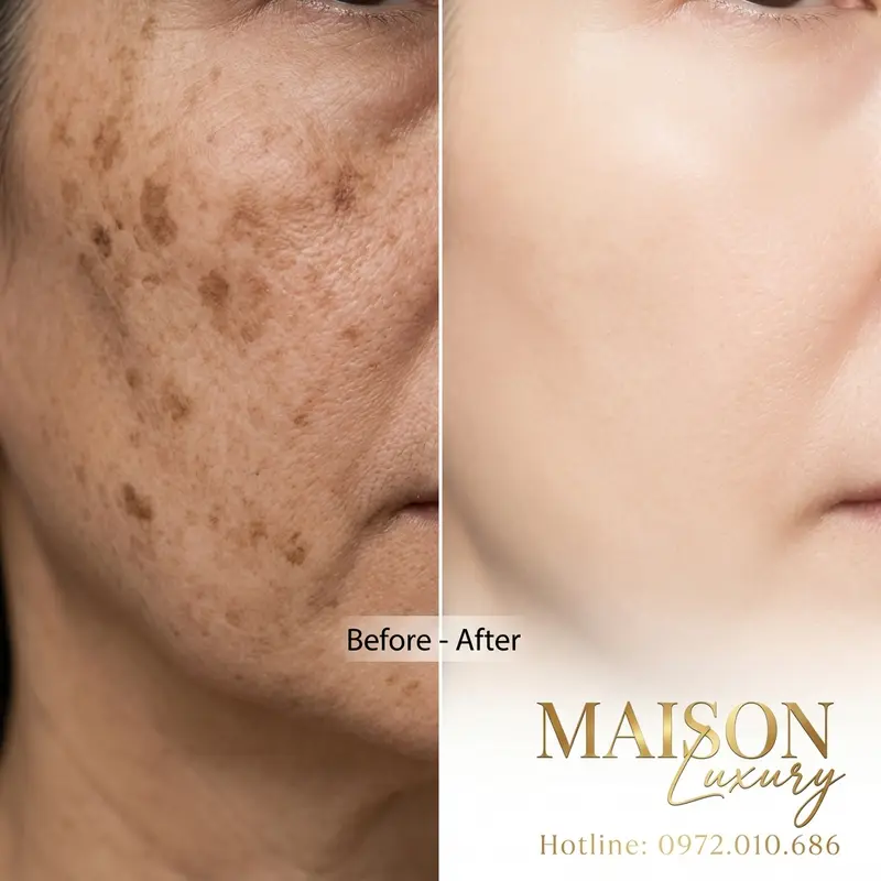 Da cải thiện rõ rệt sau khi sử dụng yến sào giàu collagen.