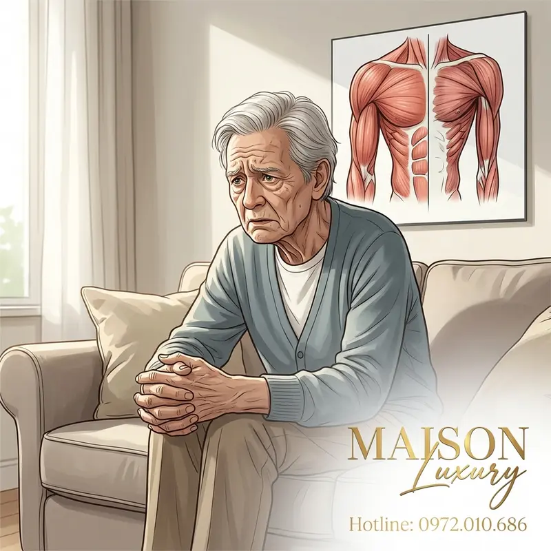 Suy giảm cơ bắp ở người cao tuổi là quá trình tự nhiên cần được phòng ngừa từ sớm.