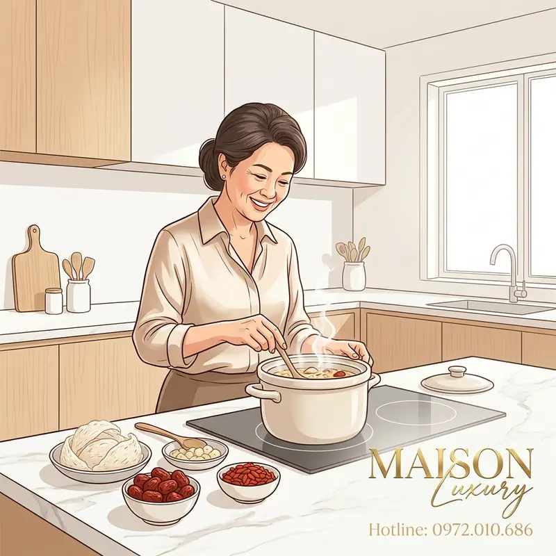 Chế biến yến sào đúng cách giúp giữ nguyên dưỡng chất.