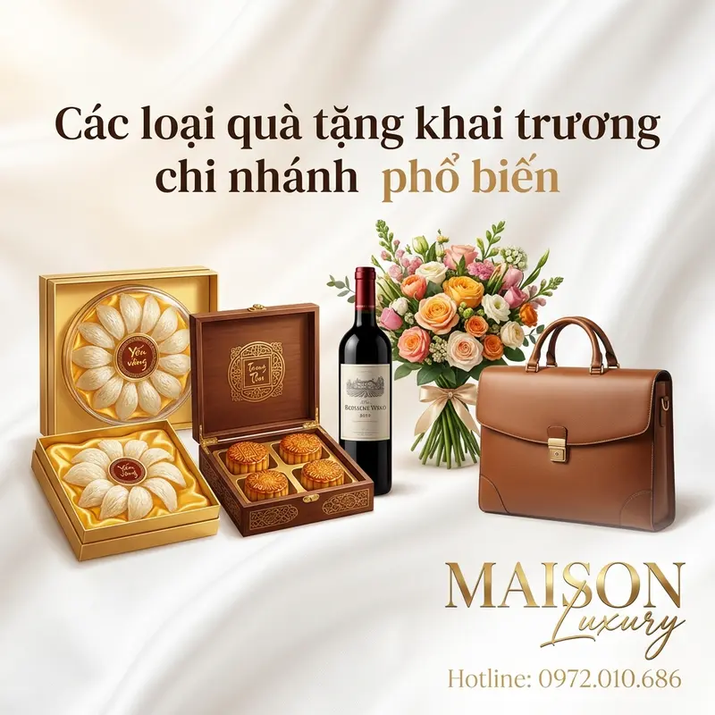Các món quà tặng khai trương chi nhánh phổ biến và ý nghĩa