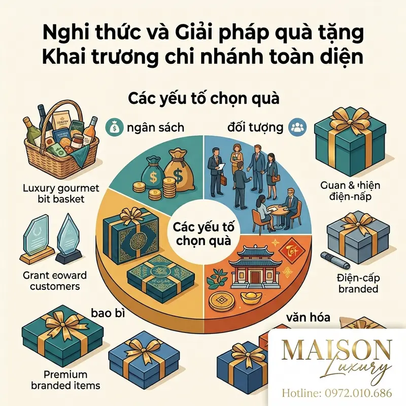 Các yếu tố cần cân nhắc khi chọn quà tặng khai trương