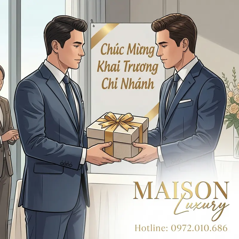 Trao quà khai trương – hành động thể hiện sự tôn trọng và thiện chí
