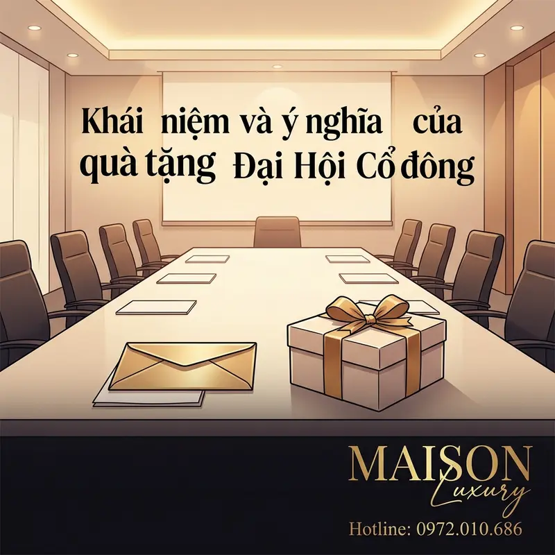 Hình ảnh minh họa sự lựa chọn giữa tiền mặt và quà tặng hiện vật trong đại hội cổ đông.