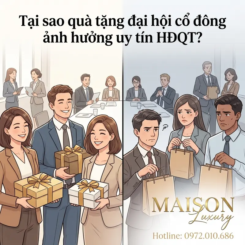 Tác động của quà tặng đến phản ứng cổ đông.