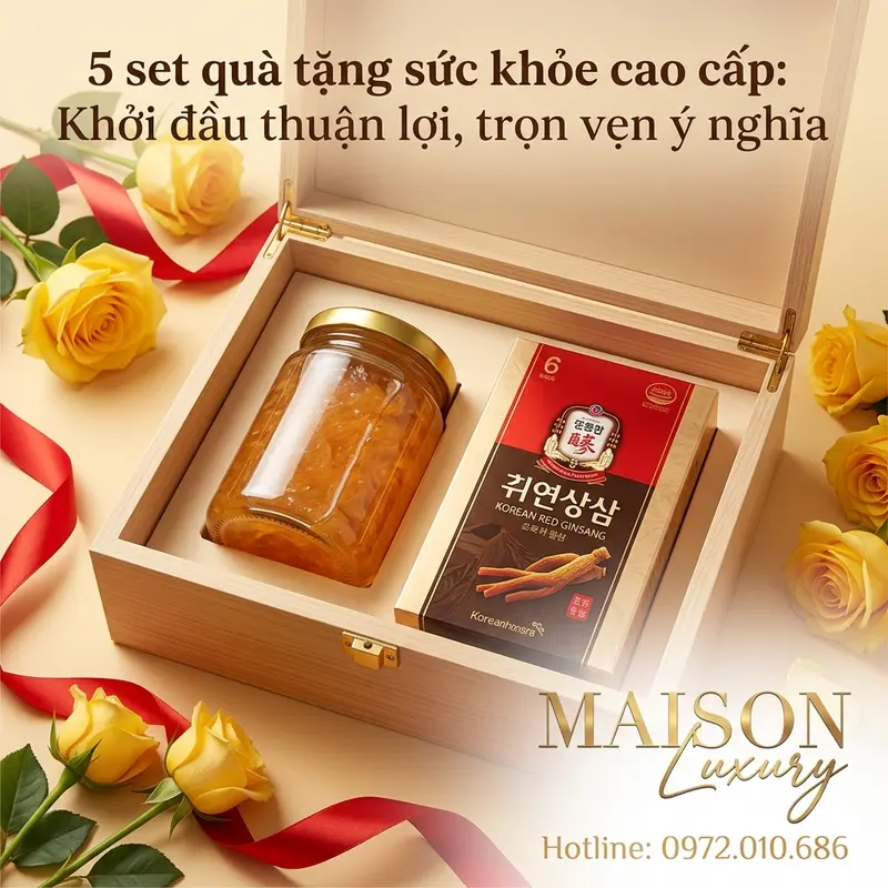 Set quà gồm yến sào và nhân sâm – bộ đôi hoàn hảo cho sức khỏe đỉnh cao.