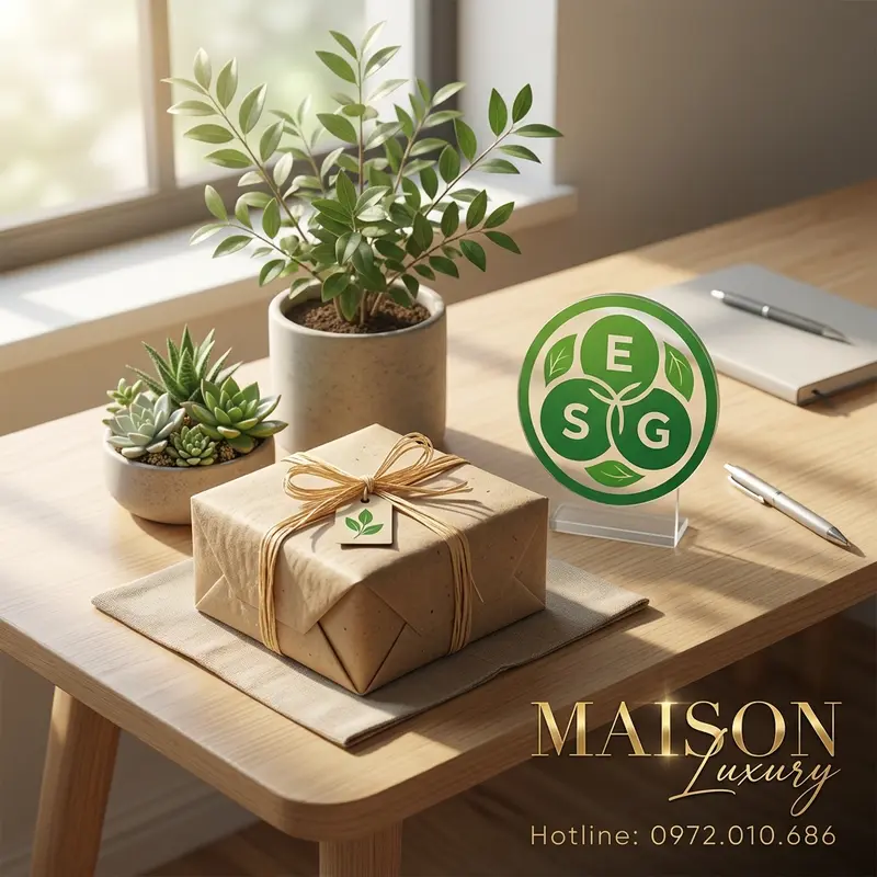 Quà tặng xanh và chứng chỉ ESG – bước đi bền vững cho doanh nghiệp.