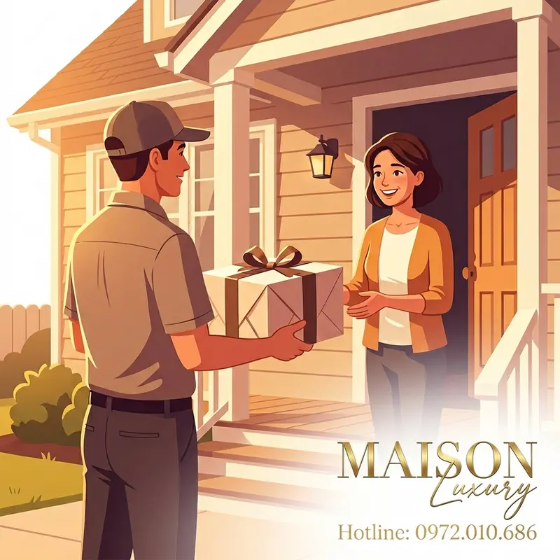 Món quà door‑to‑door thay lời tri ân gửi đến khách mời không dự tiệc.