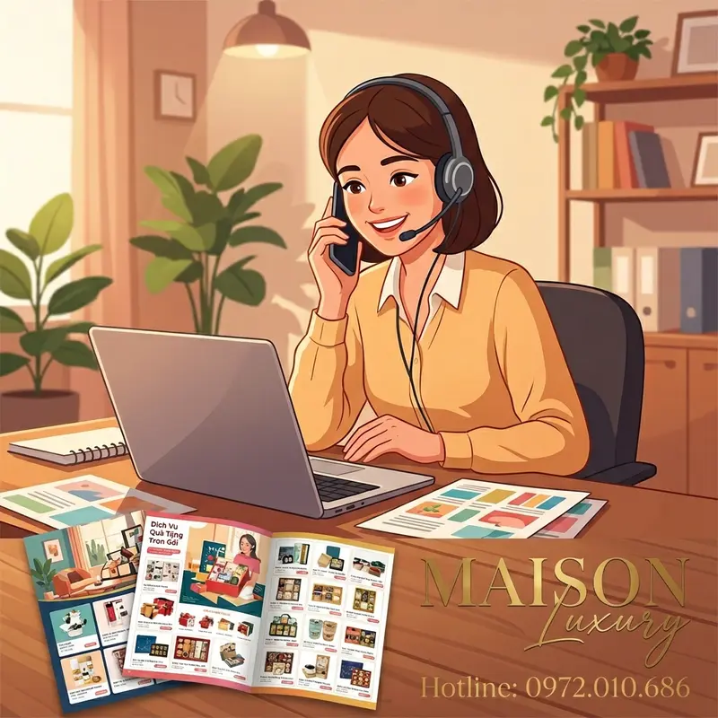 Giải đáp mọi thắc mắc về dịch vụ quà tặng trọn gói.