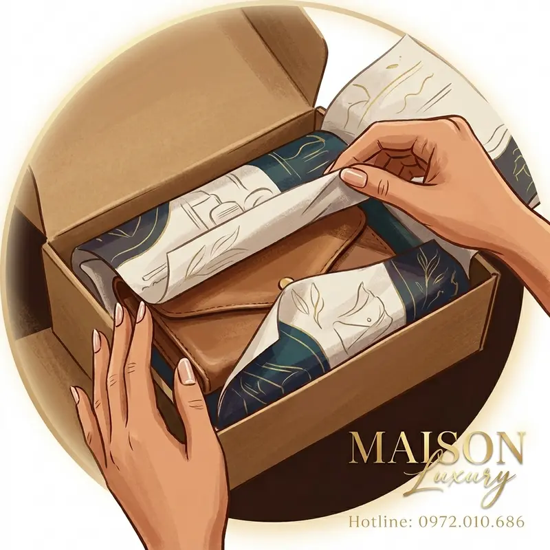 Trải nghiệm unboxing nhiều lớp, nơi từng chi tiết bao bì dẫn dắt câu chuyện thương hiệu.
