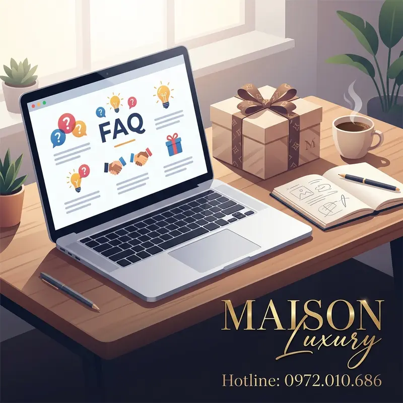 Không gian tư vấn giải đáp thắc mắc về chiến lược quà tặng thương hiệu.