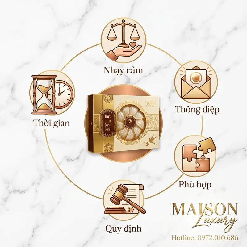 Năm nguyên tắc SMART quyết định thành công của quà tặng đối ngoại.