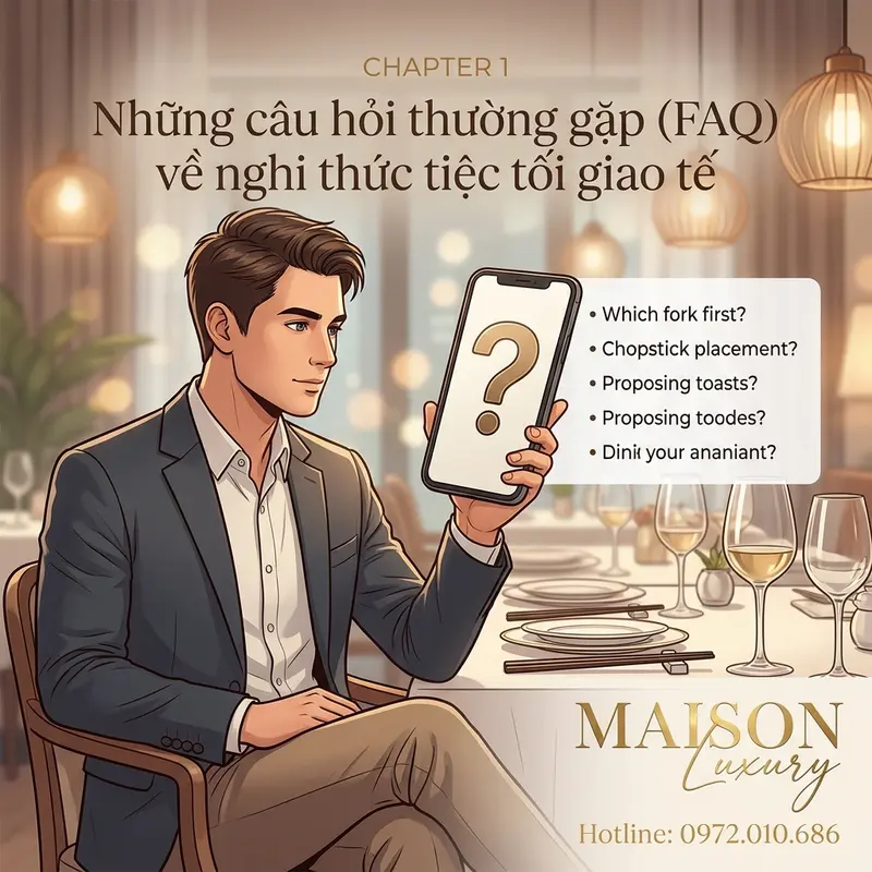 Giải đáp các thắc mắc thường gặp về nghi thức tiệc tối giao tế đa văn hóa.