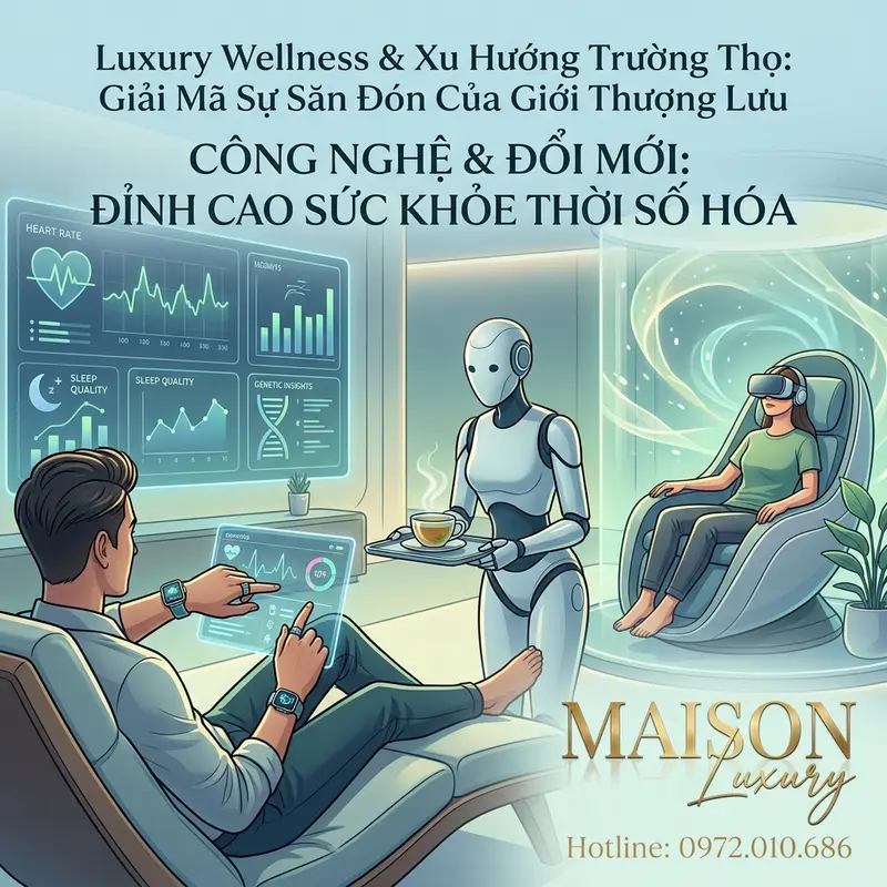 Công nghệ và thiết bị hiện đại nâng tầm trải nghiệm chăm sóc sức khỏe thượng lưu.