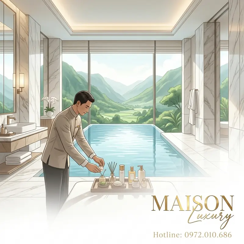 Không gian wellness xa hoa, nơi mỗi trải nghiệm đều được cá nhân hóa độc bản.