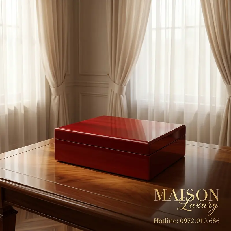 Không gian thượng lưu với quà tặng yến sào Maison Luxury.